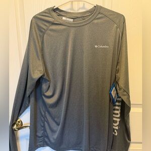 Columbia Charcoal Performance Long Sleeve Shirt